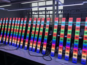 Mới nhất ánh sáng sân khấu 10pcs 3W ấm trắng RGBW + UV LED ma trận chùm ánh sáng thanh - Product Image 6