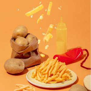 Tiras de Patata Frita Dudu Original, Crujientes, Sabor a Pollo y Pimienta, Saladas, Chips de Patata Americanos, 50g, <span class=keywords><strong>Snack</strong></span> Informal - Product Image 1