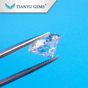 Tianyu Gems Prix d'usine Vente en gros D VVS1 Moissanite ronde brillante avec certificats GRA - Product Image 3