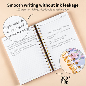 Pintura a óleo 2025 2026 Impressão Personalizada Logotipo Spiral Goal Diário Agenda Livro Notebook Journal Planner Notebook Exercício Livro - Product Image 5