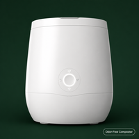 Machine à Compostage Électrique Intelligente pour Déchets Alimentaires, Sans Odeur, 4L, en Acier Inoxydable, Technologie Multigrind, OEM, Usage Domestique, Vente en Gros