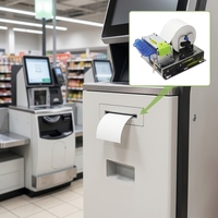 Imprimante thermique multifonctionnelle tout-en-un Cashino KP-210H 58 mm 203 dpi pour terminaux en libre-service et distributeurs automatiques