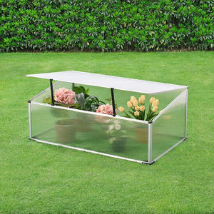 Serre translucide en aluminium cadre froid fleur lit boîte Mini vert maison plante tomate creux <span class=keywords><strong>chambre</strong></span> panneaux Protection UV - Product Image 6