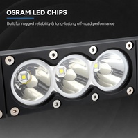 Barre lumineuse LED 6/10/22/30/40/50 pouces, double couleur, homologuée Emark, 12V 24V, barre lumineuse LED ambre pour véhicules tout-terrain 4x4, camions, VTT