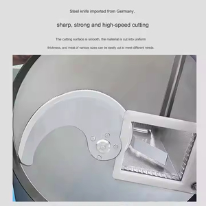 <span class=keywords><strong>Machine</strong></span> Commerciale Automatique en Acier Inoxydable pour Trancher et <span class=keywords><strong>Couper</strong></span> Viande et Poisson Congelés ou Cuits, <span class=keywords><strong>Machine</strong></span> à Hacher Automatique pour Bœuf, Porc et Côtes - Product Image 3