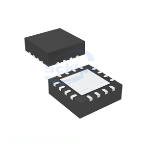 Componente Electrónico MSP430G2001IRSA16T 16 VQFN, Base Expuesta, Integrado, Original - Product Image 1