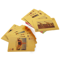 Cartes à jouer magiques 24K, imperméables, en plastique PVC, pour divertissement, Poker, cartes, nouvelle collection