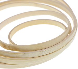 Bague ronde en bambou faite à la main, artisanat, grand format, décoration murale en forme de couronne, suspension, cercle en <span class=keywords><strong>bois</strong></span> bambou attrapeur de rêves, 1 pièce - Product Image 3