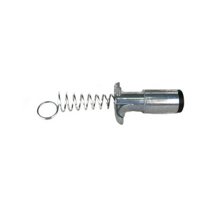 Connecteur de remorque à 6 voies, prise de remorque avec support de câble en métal, Type Us, USA, femelle - Product Image 4