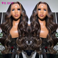 Perruques en cheveux humains ondulés couleur naturelle 13x4 HD Lace Front, sans colle, pour femmes noires – Nouveauté du fournisseur Hot Beauty