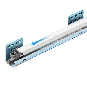 Custom Made Mocha Trouser Rack Telescopic Aluminum Wardrobe Drawer Pull Out Clothing Organizer Wall Mounted Type - Product Image 4