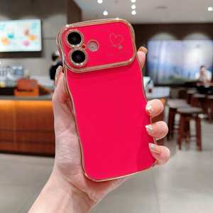 Venta caliente Linda forma de onda para <span class=keywords><strong>Samsung</strong></span> para <span class=keywords><strong>Galaxy</strong></span> Phone Case Accesorio de chapado de moda para S25Ultra S24Plus Exclusivo - Product Image 6