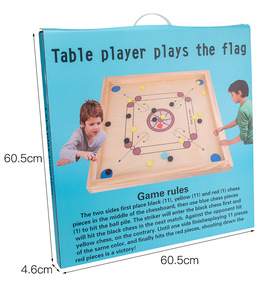 <strong>Carrom</strong> Montessori Educational <strong>Wooden</strong> Toy Carom <strong>Carrom</strong> <strong>Board</strong> Table Indoor Game - Product Image 6