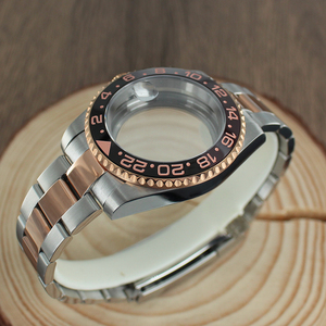 นาฬิกาหรูสไตล์ GMT 200M กันน้ำเคสแซฟไฟร์กระจกสำหรับนาฬิกา Seiko NH35/34/36/38 8215 ETA2824การเคลื่อนไหวสแตนเลสสตีล - Product Image 4