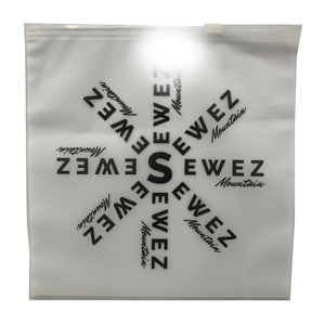 Dây Kéo Trượt <span class=keywords><strong>2</strong></span> Mặt Túi Đóng Gói Quần Áo Mờ Có Thể Tái Sử Dụng Khó<span class=keywords><strong>a</strong></span> Kéo Quần Áo Cho Đồ Lót - Product Image 3