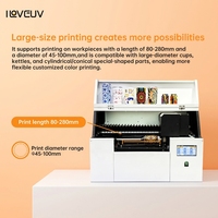 Imprimante numérique UV 360° pour canettes et bouteilles, rotative, avec tête d'impression Epson HD I3200