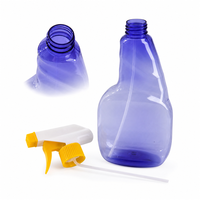 Bouteille pulvérisateur à gâchette en PET réutilisable de 500 ml, 750 ml, 1000 ml, pour le nettoyage domestique, le jardinage, l'entretien automobile, OEM