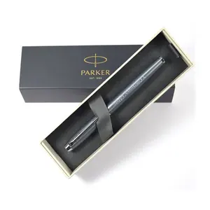 Luxury Executive Office Black Gloss Pen With Gold Finish Promotion Logo Advertising Ball Pen Business Gift Set