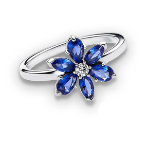 Novità in Vendita: <span class=keywords><strong>Anello</strong></span> in <span class=keywords><strong>Argento</strong></span> 925 con <span class=keywords><strong>Cuore</strong></span> e Fiore in Zircone, Misure 6789, Rosso Blu Rosa Verde, Gioielli Raffinati per Donne, Moda per Mamme - Product Image 4
