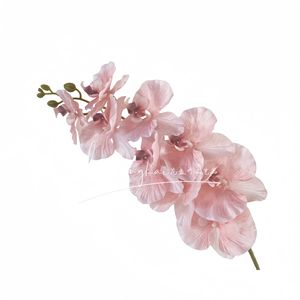 Phalaenopsis Orchid Artificial <b>Flower</b> <b>Single</b> Stem Silk High Simulation Wedding Home Decor Photography Props - Product Image 5