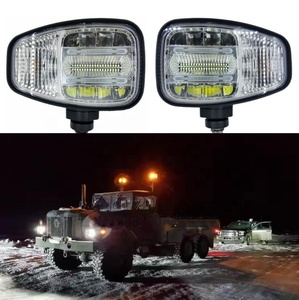 Faro LED <span class=keywords><strong>Angel</strong></span> Eye 100W con Lente Rettangolare 5x7, Luce DRL Quadrata Bianco Caldo; Nuovo Kit di Conversione Incluso - Product Image 6