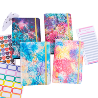 Carnet de notes à feuilles mobiles à couverture personnalisée Carnet de notes à spirale amovible contracté transparent Faddish