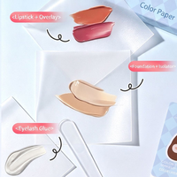 Kertas Pencampur Foundation Sekali Pakai, Palet Sobek 100 Lembar untuk Concealer, Alat Pencampur Kosmetik untuk Penata Rias Y028