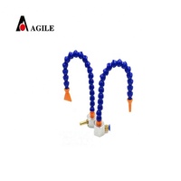 Système de pulvérisation de lubrification de liquide de refroidissement par brouillard de tuyau d'air en métal pour tour CNC
