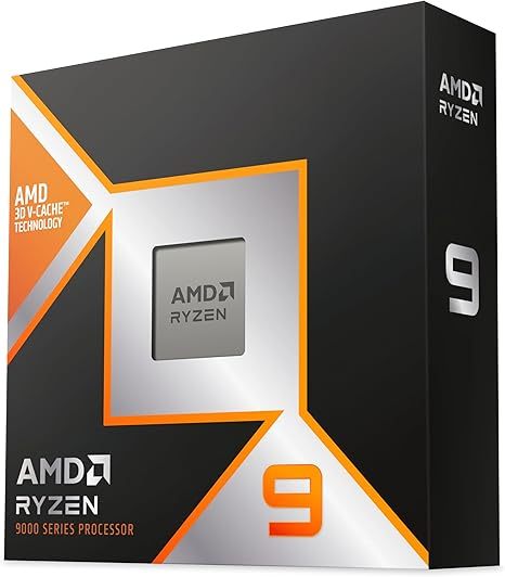 AMD Ryzen 9 9950X3D 16-Core Processor 4.3GHz PCI 5.0 Express 192GB 170W DDR5 5600/3600MHz Zen 5 Boxed Desktop Processor