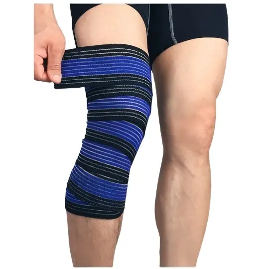 Sports de plein air, bandage en soie, compression, fitness, sport, protection des genoux