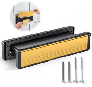 Op maat gemaakte roestvrije anti-spionage brievenbusplaat |   VOLCRIX Aangepaste brievenbus met soepele klepmechanisme - Product Image 3