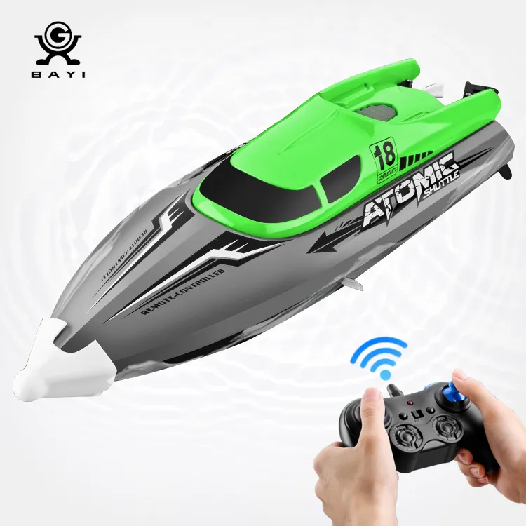 2022 2.4GHz Remote Control Fast Racing Boat RC High Speed Boat Waterproof Speedboat Birthday Gift Toy