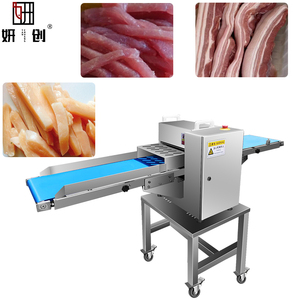 Máquina Cortadora <span class=keywords><strong>de</strong></span> Carne Profesional Automática y Ajustable, Nueva, para Filetear Pescado, Cortar Bloques <span class=keywords><strong>de</strong></span> <span class=keywords><strong>Pollo</strong></span> en Tiras - Product Image 1