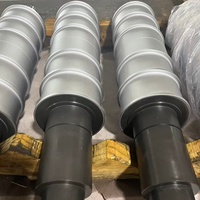Poros Roda Traksi Baja Inti Motor Struktur Spline yang Diproses CNC Berkualitas Tinggi