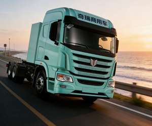 La energía silenciosa y ecológica permanece inalterada, camión tractor totalmente eléctrico 6X4 - Product Image 6