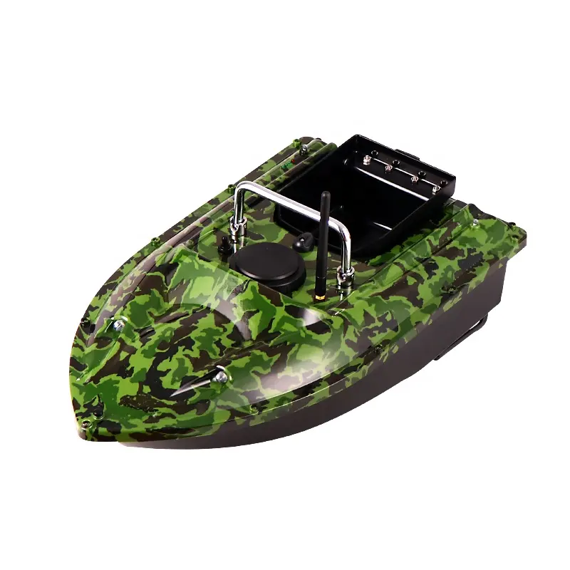 FISHGANG Hersteller Auto RC Angel köder Boote 500m Entfernung Camouflage Electronic 3 Trichter wasserdichtes Angel köder boot