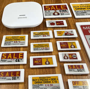 ชุดสาธิตระบบป้ายราคาอิเล็กทรอนิกส์ ESL EAS แบบ 2.4GHz Ble Bluetooth Ble Cloud Api พร้อมจอแสดงผล E Ink และป้ายราคาแบบดิจิทัล - Product Image 4