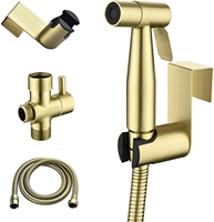 Douche à main en laiton personnalisée avec filtre pour bidet, idéale pour salles de bain modernes et usage extérieur en hôtels