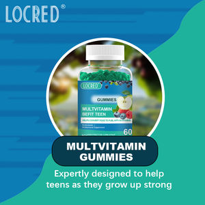 Vente en gros en usine Teen <span class=keywords><strong>Multivitamin</strong></span> Gummy Grow up Forte saveur de fruits 60 pièces - Product Image 3