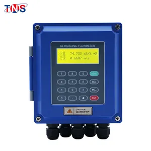 Wall Mount Ultrasonic Water Flow Meter Price High Temperature M External Clamp Flow Transducer Price DN50-DN700 TBF-2000SS