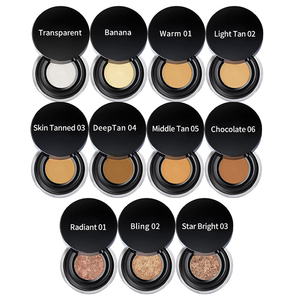 Polvo de ajuste suelto, 11 colores, funda negra con hojaldre translúcido, plátano, mate, polvo facial brillante - Product Image 2