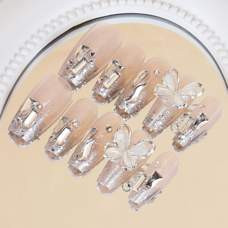 85เล็บทำด้วยมือขนาด M 10ชิ้นกล่อง