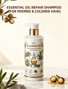 Champú Reparador con Aceite Esencial Nutritivo Anticaspa y Aceite de Árbol de Té para Cabello Teñido y con Permanente (Líquido) - Product Image 2
