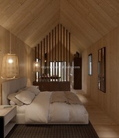 Une cabane à cadre Kit complet de petite maison Maison écologique Petites maisons pour vivre Maisons de jardin modernes Kit de conception modulaire Cabines