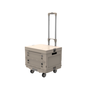 Chariot d'épicerie portable avec personnalisation OEM du chariot de supermarché pliant à quatre roues - Product Image 2