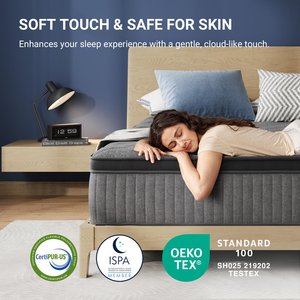 Colchón de Espuma Viscoelástica Ecológico, Transpirable y Contemporáneo para Dormitorio, Comprimido al Vacío, Venta al por Mayor Directa de Fábrica para Hoteles - Product Image 4