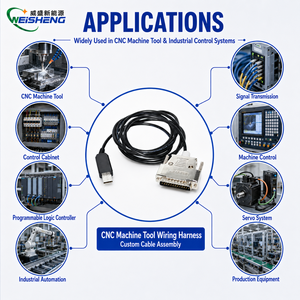 맞춤형 CNC 머신 배선 하네스 산업 자동화 차폐 케이블 어셈블리 OEM - Product Image 2