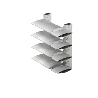 Ventanas de Aluminio con Marco Personalizado y Persianas Ajustables, Diseño Moderno de Ventilación para Baño