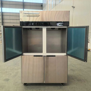 Frost Free Stainless Steel Commercial Refrigeration <strong>System</strong> Dual Temperature Zone Low <strong>Noise</strong> Design for Bakery Butcher Shop - Product Image 2