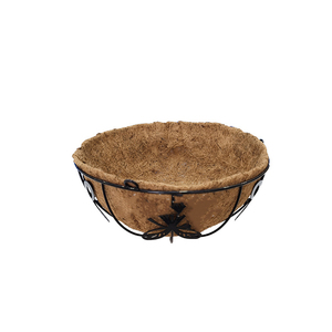 10-14 pollici cestini appesi in palma <span class=keywords><strong>da</strong></span> cocco Art cesto di fiori a <span class=keywords><strong>parete</strong></span> balcone fiori erba pianta verdure vasi <span class=keywords><strong>da</strong></span> fiori - Product Image 4